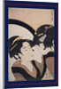 Sugatami shichinin keshô, Seven women applying make-up using a full-length mirror by Utamaro Kitagawa