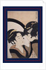 Sugatami shichinin keshô, Seven women applying make-up using a full-length mirror by Utamaro Kitagawa