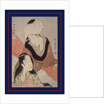 Shinshi-bari, Cloth-stretcher by Utamaro Kitagawa