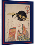 Kiseru o motsu onna, Woman holding a pipe by Utamaro Kitagawa