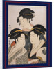 Tôji san bijin, Three beauties of the present day by Utamaro Kitagawa