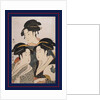 Tôji san bijin, Three beauties of the present day by Utamaro Kitagawa