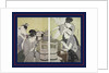 Daidokoro, Kitchen scene by Utamaro Kitagawa