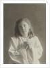 Studio Portrait of Tine Kleiterp as praying girl by C.J.L. Vermeulen