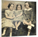 Portrait of three children by John Jabez Edwin Mayall