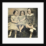 Portrait of three children by John Jabez Edwin Mayall