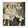 Portrait of three children by John Jabez Edwin Mayall