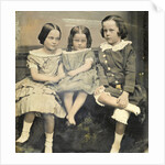 Portrait of three children by John Jabez Edwin Mayall