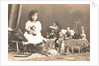 Marba Titzenthaler, daughter of the photographer, in the house Friedrichstrasse Berlin, with toys, Germany by Waldemar Titzenthaler