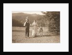 Waldemar Titzenthaler, the photographer, with his wife Olga and children Marba and Eckart in a clearing by Waldemar Titzenthaler