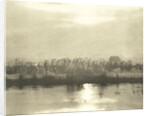 Water with cornfield by Peter Henry Emerson