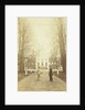 Palace Huis ten Bosch, with two men standing in the driveway, The Hague by Anonymous