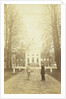 Palace Huis ten Bosch, with two men standing in the driveway, The Hague by Anonymous