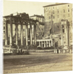 View of the Capitol with ruins of the Forum Romanum, Rome by M. Petagna