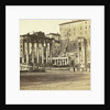 View of the Capitol with ruins of the Forum Romanum, Rome by M. Petagna