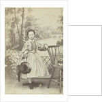 Portrait of a girl by Jacobus van Gorkom Jr