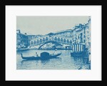 Grand Canal, Rialto bridge and gondola, Venice, Italy by Anonymous