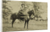 Woman on horseback by Anonymous