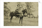 Woman on horseback by Anonymous