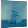 Grain Elevator (Farmer's Elevator), Kingfisher, Oklahoma, United States, with train by Anonymous