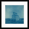 Grain Elevator (Farmer's Elevator), Kingfisher, Oklahoma, United States, with train by Anonymous