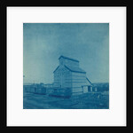 Grain Elevator (Farmer's Elevator), Kingfisher, Oklahoma, United States, with train by Anonymous