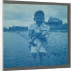 Laughing boy leg bathing on the beach, USA by Anonymous