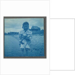 Laughing boy leg bathing on the beach, USA by Anonymous