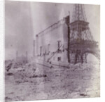 Breaking and building next to the Eiffel Tower, Paris, France by unknown