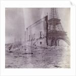 Breaking and building next to the Eiffel Tower, Paris, France by unknown