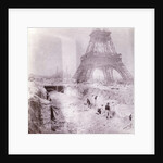 Breaking and building next to the Eiffel Tower, Paris France by Anonymous