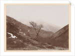 Mountain landscape with bare tree and some snow, Italy or France by Henry Pauw van Wieldrecht