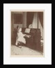 unknown girl playing the piano by Henry Pauw van Wieldrecht