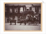 Group of people in a carriage with four horses for country Nimmerdor, Amersfoort by Henry Pauw van Wieldrecht