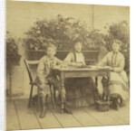 Portrait of Martin Iman Pauw van Wieldrecht, Agnes Henriette Pauw van Wieldrecht and Miss Badollet by Matthieu Christiaan Hendrik Pauw van Wieldrecht