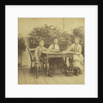 Portrait of Martin Iman Pauw van Wieldrecht, Agnes Henriette Pauw van Wieldrecht and Miss Badollet by Matthieu Christiaan Hendrik Pauw van Wieldrecht