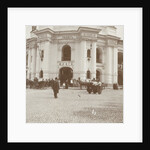 View of one of the entrances to the 18th-century department store Gostiny Dvor on Nevsky Prospekt in St. Petersburg, Russia by Henry Pauw van Wieldrecht