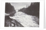 Rapids Imatra in Finland with a view of a bridge over the river by Henry Pauw van Wieldrecht
