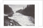 Rapids Imatra in Finland with a view of a bridge over the river by Henry Pauw van Wieldrecht