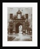 A royal gate with two small gates in the streets of Munich by Germany