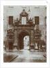 A royal gate with two small gates in the streets of Munich by Germany