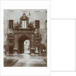 A royal gate with two small gates in the streets of Munich by Germany
