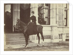 Miss Tachard on horseback in front of home Heidepark Doorn by Henry Pauw van Wieldrecht