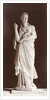 Marble statue of a woman wearing a toga by Louis-Emile Durandelle