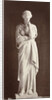Marble statue of a woman in gown, Louis-Emile Duran Delle by Louis-Emile Durandelle