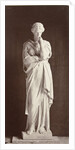 Marble statue of a woman in gown, Louis-Emile Duran Delle by Louis-Emile Durandelle