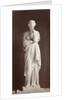 Marble statue of a woman in gown, Louis-Emile Duran Delle by Louis-Emile Durandelle
