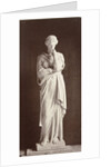 Marble statue of a woman in gown, Louis-Emile Duran Delle by Louis-Emile Durandelle