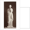 Marble statue of a woman in gown, Louis-Emile Duran Delle by Louis-Emile Durandelle