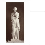 Marble statue of a woman in gown, Louis-Emile Duran Delle by Louis-Emile Durandelle